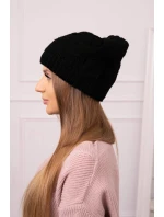 Dámska čiapka Nastia K373 čierna