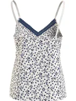 Dámsky pyžamový top WOVEN CAMI PRINT UW0UW05006 02X biely s potlačou - Tommy Hilfiger Dámsky pyžamový top WOVEN CAMI PRINT UW0UW05006 02X biely s potlačou - Tommy Hilfiger