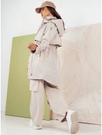 Dámska prechodná bunda parka MOZA sivá FashionStreet TY4286 Dámska prechodná bunda parka MOZA sivá FashionStreet TY4286