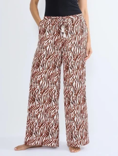 Letné saténové nohavice - BIELA - TRIUMPH BIELA - TRIUMPH