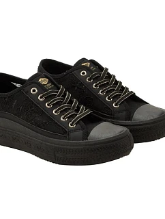 Lee Cooper dámske športové topánky black platform lace-up women's