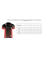 Tričko s výstrihom do V pre point-fighting MASTERS „COMBAT JUNIOR“, čierne a červené (WAKO APPROVED)