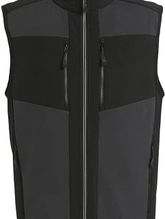 Regatta TRA 907 2-vrstvová softshellová vesta „E-volve“ 36.A907 ash/black