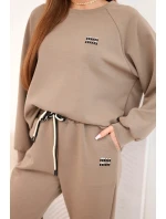 Dámska súprava z viskózy s mikinou a nohavicami fango