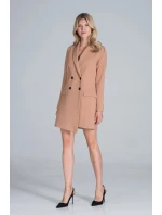 Dámske šaty M822 Brown - Figl Dámske šaty M822 Brown - Figl