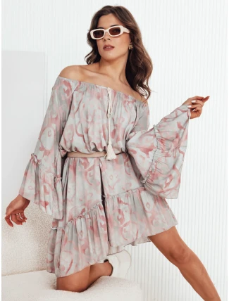 Španielske šaty FIONUALA sivé FashionStreet EY2482