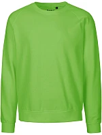 Neutral O 63001 Unisexová mikina s raglánovými rukávmi z bio bavlny 77.6301 limetková Neutral O 63001 Unisexová mikina s raglánovými rukávmi z bio bavlny 77.6301 limetková