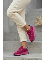 Dámske kožené semišové tenisky Fuchsia Bemela Dámske kožené semišové tenisky Fuchsia Bemela