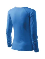 Elegance košeľa pre ženy azúrovo modrá