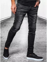 Pánske sivé nohavice FashionStreet UX3917