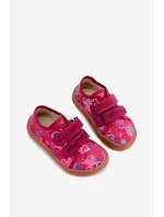 Detské barefootové papuče Froddo Canvas G1700440-24 vo farbe fuchsie Detské barefootové papuče Froddo Canvas G1700440-24 vo farbe fuchsie