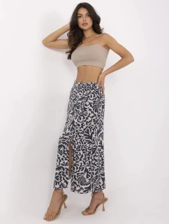 Sukňa D73771M50222B tmavomodrá