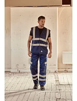 Yoko HVW 120 Hi-Vis sieťovaná bezpečnostná vesta 79.W120 čierna Yoko HVW 120 Hi-Vis sieťovaná bezpečnostná vesta 79.W120 čierna