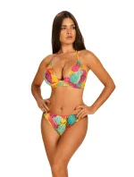 Dámske dvojdielne plavky Pati 1 S555PA1-1 oranžové so vzorom - Self Dámske dvojdielne plavky Pati 1 S555PA1-1 oranžové so vzorom - Self
