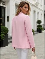 Dámska elegantná bunda ružová FashionStreet PY0146 Dámska elegantná bunda ružová FashionStreet PY0146