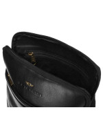 Pánske kabelky [DH] Kožená taška PTN 014 NDM BLACK