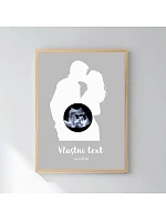Personalizovaný magický fotorámik – štvorcový 30x40 – s párom a ultrazvukom Personalizovaný magický fotorámik – štvorcový 30x40 – s párom a ultrazvukom
