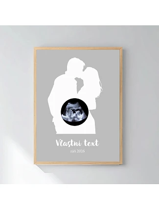 Personalizovaný magický fotorámik – štvorcový 30x40 – s párom a ultrazvukom Personalizovaný magický fotorámik – štvorcový 30x40 – s párom a ultrazvukom