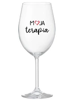 MY THERAPY - priehľadný pohár na víno 350 ml