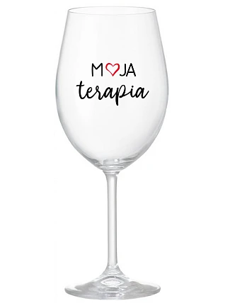 MY THERAPY - priehľadný pohár na víno 350 ml