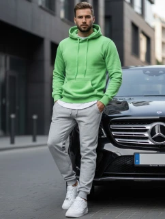Pánska mikina s kapucňou mint FashionStreet BX5082