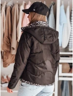 Dámska obojstranná prechodná bunda ZIBERKA black FashionStreet TY4868