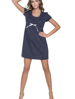 Dámska dojčiace košeľa Radość blue - ITALIAN FASHION