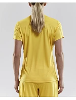 Craft Teamwear Squad Go Jersey Solid W Dámske športové tričko s výstrihom do V 82.5566 jasne červená Craft Teamwear Squad Go Jersey Solid W Dámske športové tričko s výstrihom do V 82.5566 jasne červená