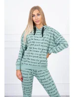 Tlačená sada tmavo mätová Tlačená sada tmavo mätová