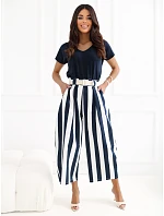 IT nohavice SP 976981.30 tmavo modré a biele