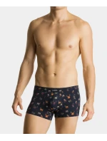 Boxerky 2MH-064 Šedá a modrá - Atlantic