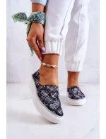 Dámské módní Slip-On s paměťovou pěnou Big Star - černé Dámské módní Slip-On s paměťovou pěnou Big Star - černé