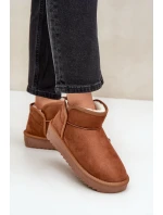 Dámske snežnice na platforme D.Franklin DFSH370010 Brown