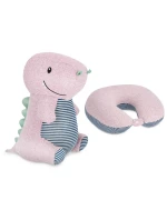 Cestovná opierka hlavy 2v1 vankúš-maska CUDDLY - Spokey