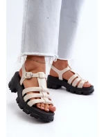 Pachnące Sandały Damskie ZAXY NN285040 Jasnobeżowe