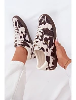 Dámske tenisky s aplikáciami Big Star TT274369 White-brown Dámske tenisky s aplikáciami Big Star TT274369 White-brown