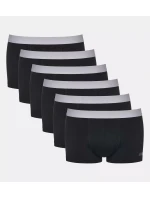 Pánske boxerky GO ABC 2.0 Hipster 6P - BLACK - black 0004 - SLOGGI Pánske boxerky GO ABC 2.0 Hipster 6P - BLACK - black 0004 - SLOGGI