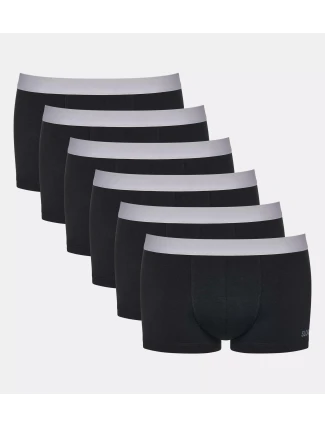 Pánske boxerky GO ABC 2.0 Hipster 6P - BLACK - black 0004 - SLOGGI Pánske boxerky GO ABC 2.0 Hipster 6P - BLACK - black 0004 - SLOGGI