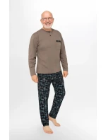 Pánske pyžamo Martel 412 Marcel II dł/r M-2XL Pánske pyžamo Martel 412 Marcel II dł/r M-2XL