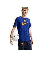 Pánske tričko Nike FC Barcelona Swoosh, modré, IQ5042 455 Pánske tričko Nike FC Barcelona Swoosh, modré, IQ5042 455