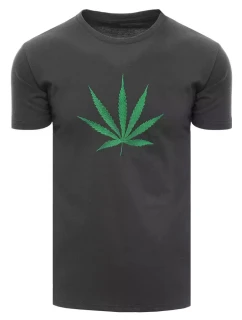 FashionStreet pánske grafitové tričko RX4947