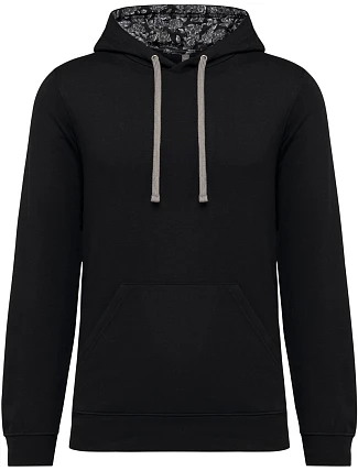 Kariban K 4013 Unisex mikina s kapucňou 20.K013 čierna/mexická lebka Kariban K 4013 Unisex mikina s kapucňou 20.K013 čierna/mexická lebka