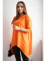 Oversize blúzka oranžová