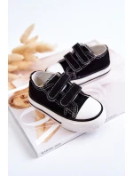 Dziecięce Trampki Na Rzepy Czarne Bernie