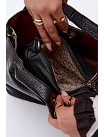 Černá taška z imitace kůže Corisse