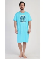 Pánska nočná košeľa s krátkym rukávom California