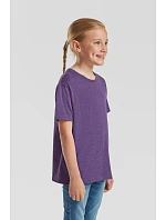 Fruit of the Loom Kids Iconic 150 T Detské tričko 16.1023 melírovaná šedá