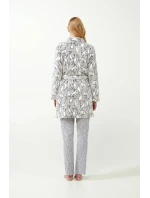 Vamp - Šedý župan s potlačou králika 21462 - Vamp