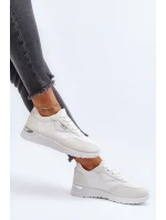 Buty Sportowe Sneakersy Damskie Białe Vovella