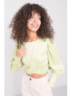 Blúzka 15578 limetkovo zelená